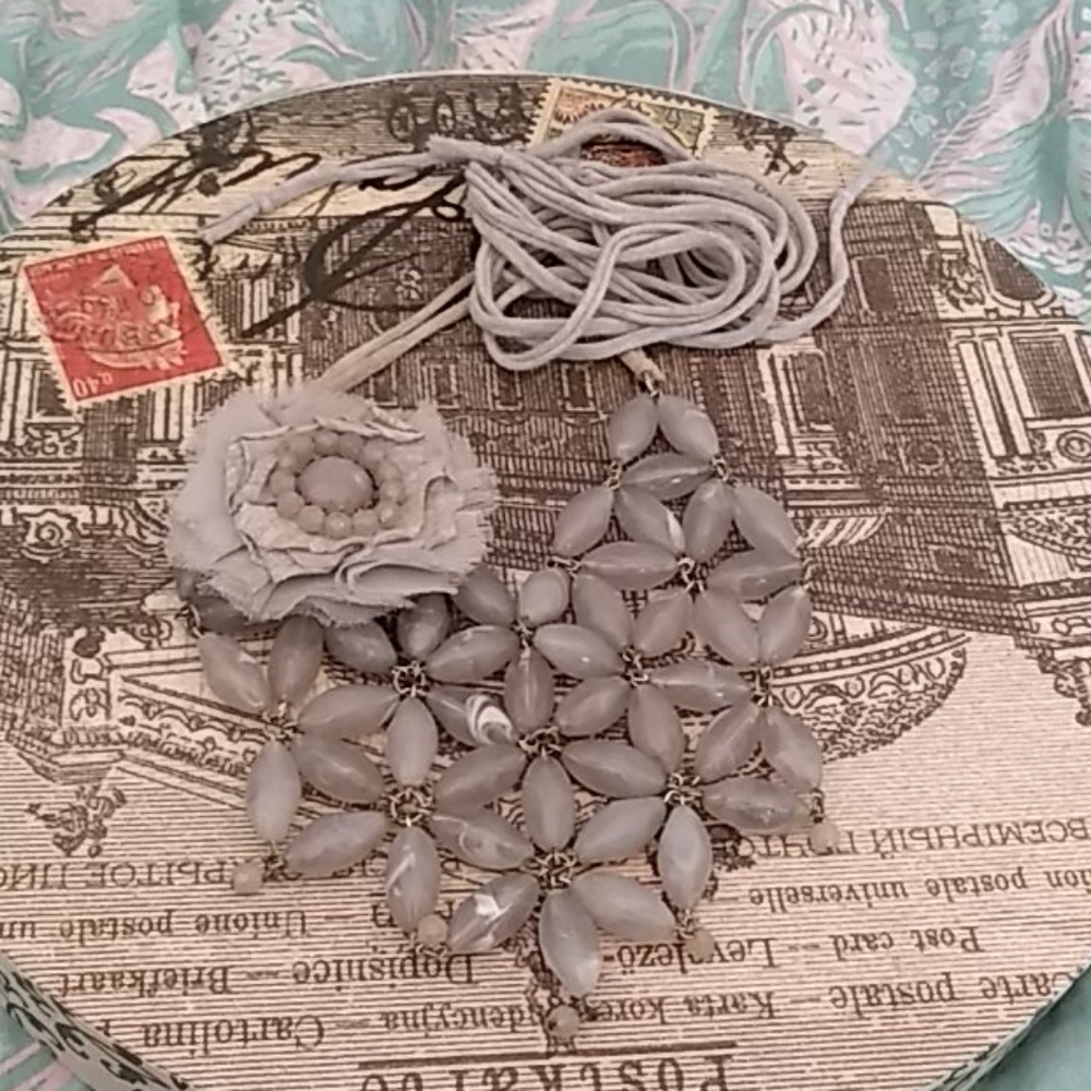 Adjustable Bib Statement Adjustable Length Neckla… - image 1